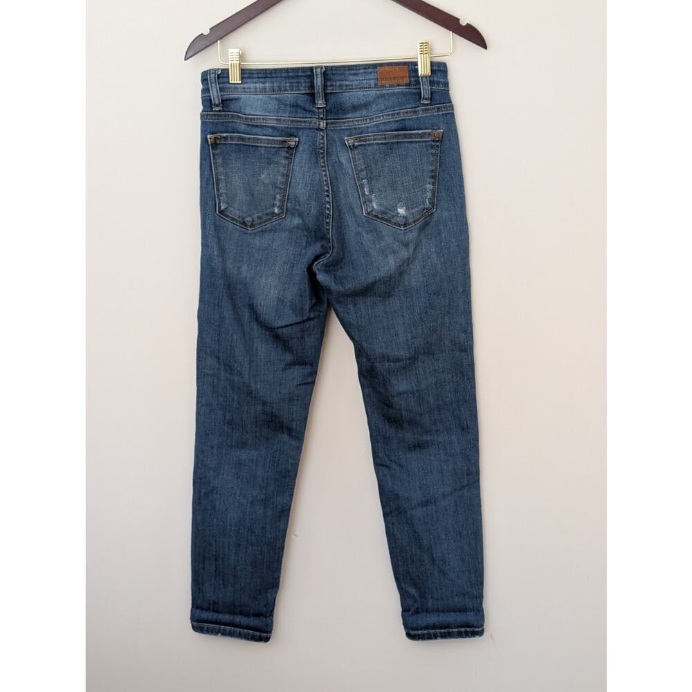 JUDY BLUE Relaxed Fit Distressed Boyfriend Jeans - Size 9/29 - JB8271DK - Picture 4 of 8